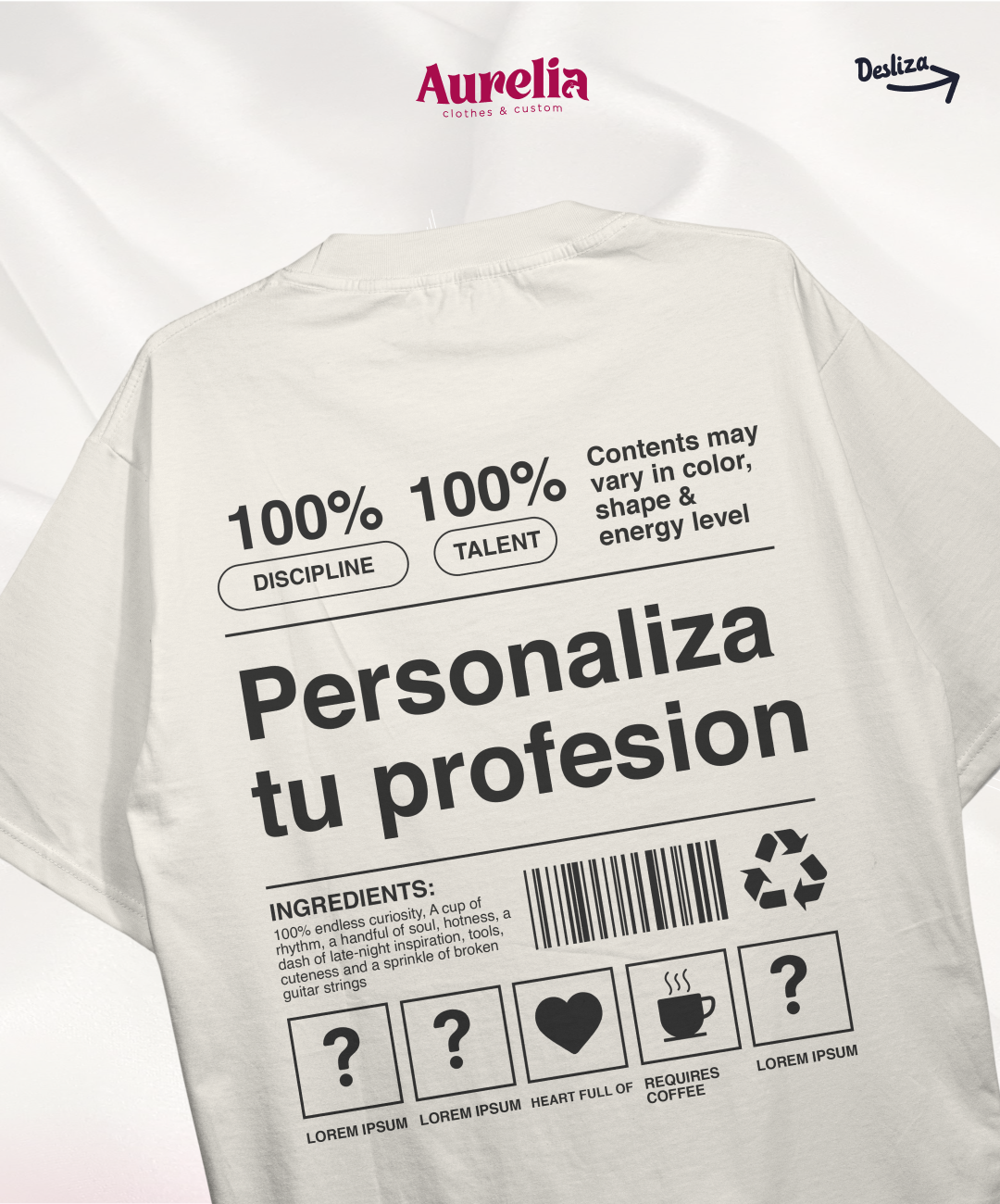 +10 Nutrition Label-Inspired T-Shirts: Celebrating Professions and Hobbies with Creativity and Humor